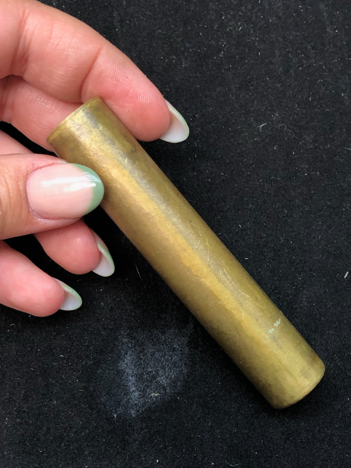Original WW1 British Army SMLE Enfield Brass Oil Bottle - J.J.B Maker Marked - The Militaria Shop