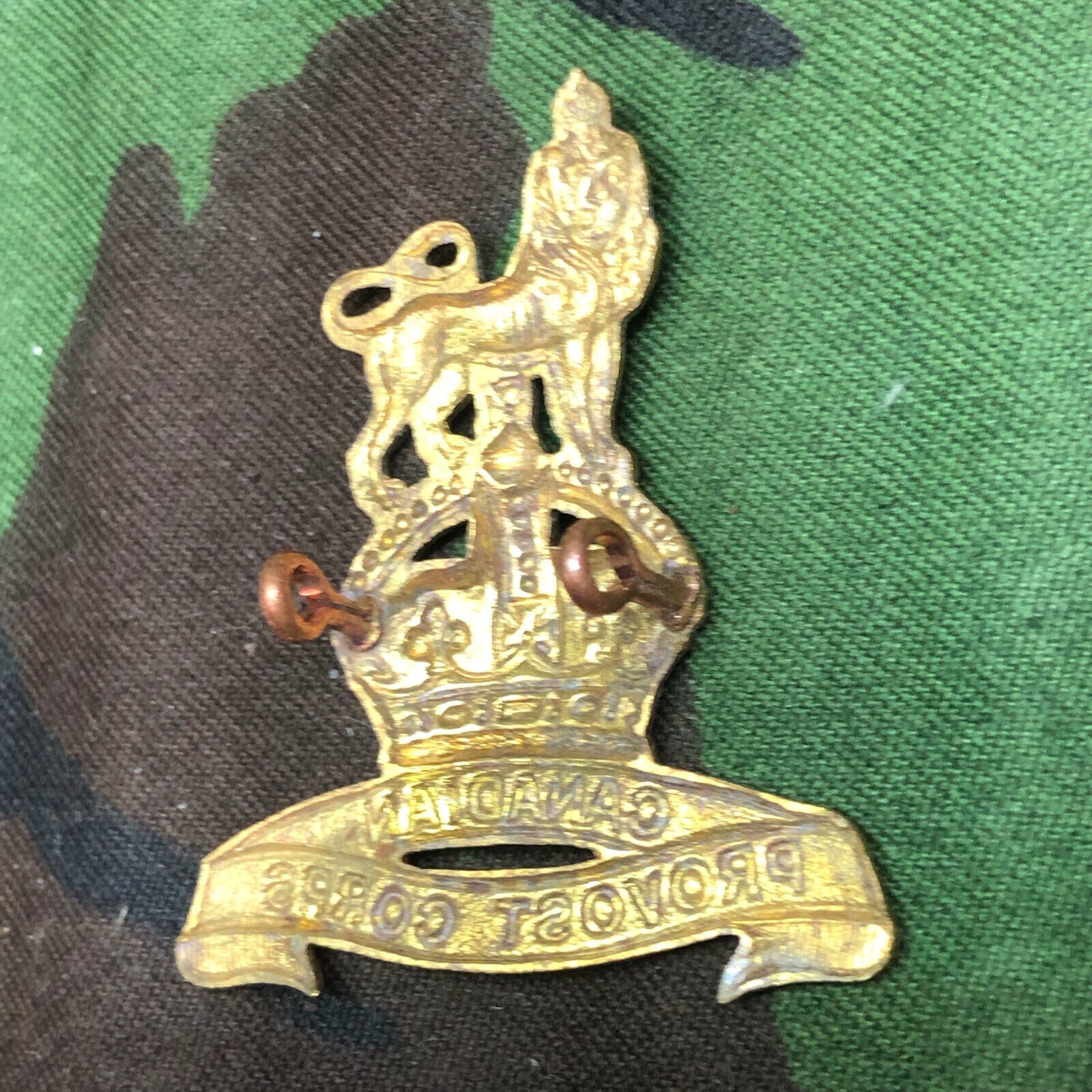 Original Canadian Army Provost Corps Cap Badge - The Militaria Shop