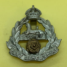 Charger l'image dans la galerie, Original WW1 British Army Cap Badge - East Lancashire Regiment - The Militaria Shop