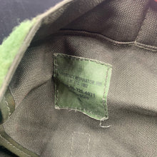 Load image into Gallery viewer, Genuine British Army Surplus OD Green Gas Mask Bag Haversack - The Militaria Shop