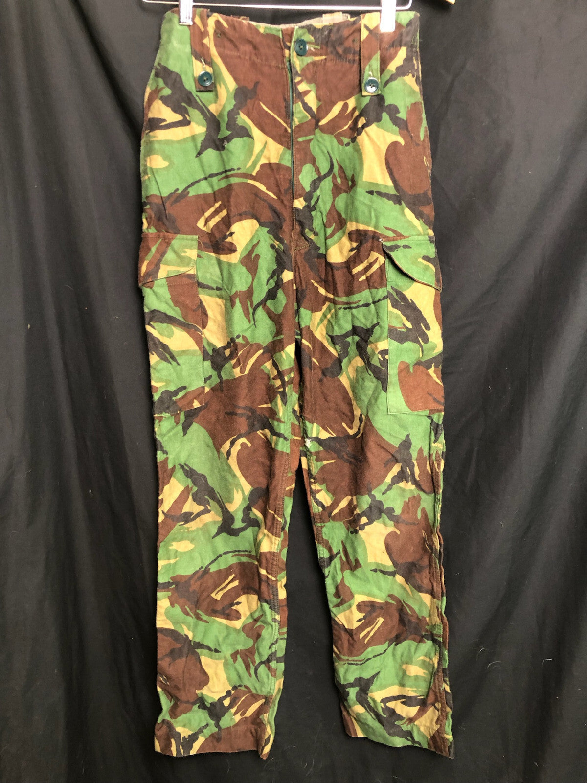 Genuine British Army DPM Camouflaged 68 Pat Combat Trousers - Size 1 - 28" Waist - The Militaria Shop