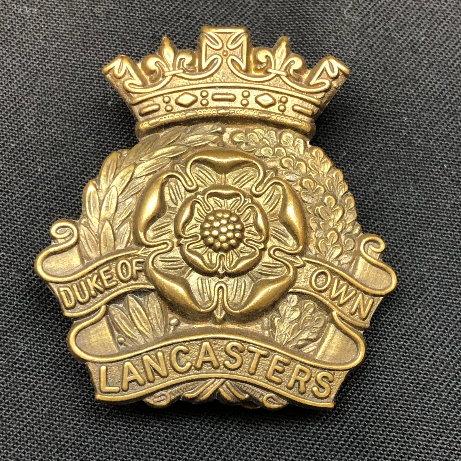 Original WW1 British Army Regimental Cap Badge - Duke of Lancasters Own Yeomanry - The Militaria Shop