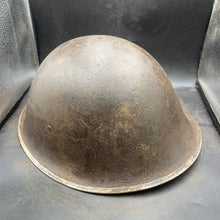 Load image into Gallery viewer, Original British/Canadian Army WW2 Mk3 Turtle High Rivet Combat Steel Helmet - The Militaria Shop