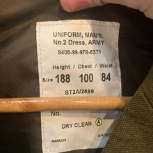 Load image into Gallery viewer, Genuine British Army No.2 Dress Uniform Tunic Jacket - Size 188/100/84 - The Militaria Shop