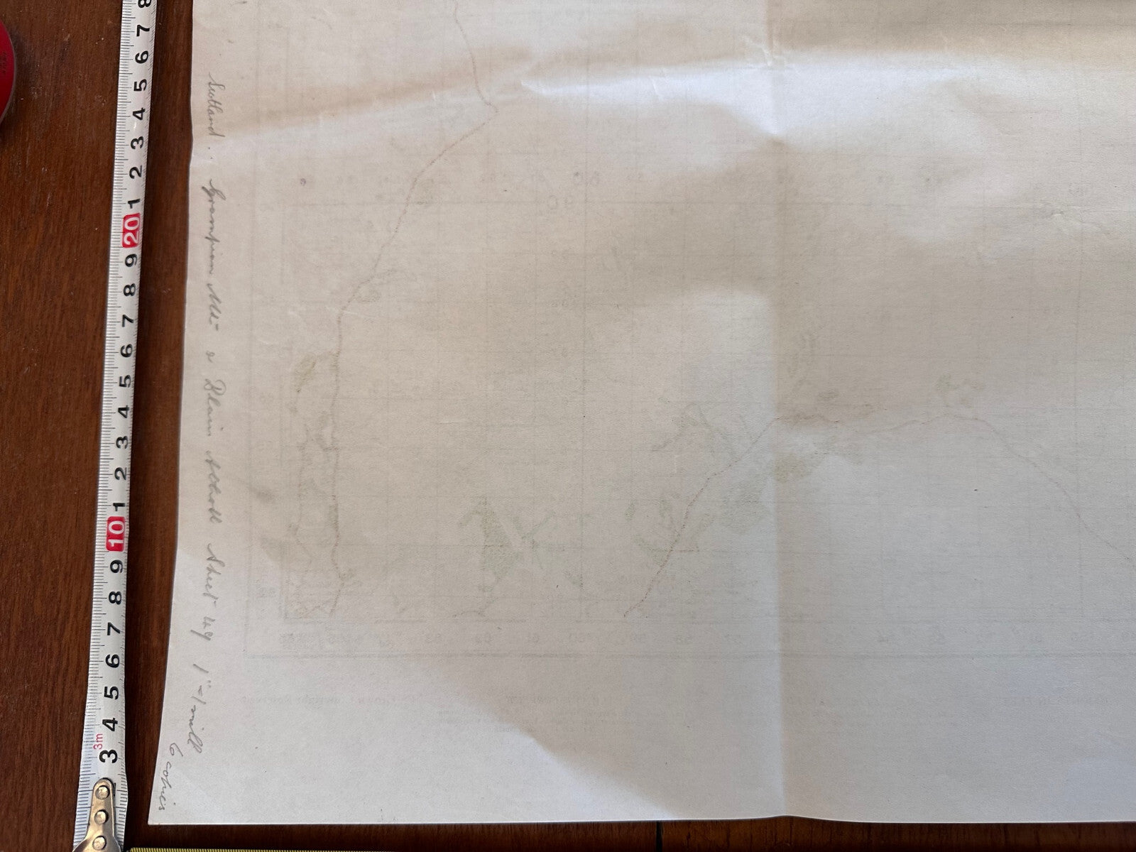Original WW2 British Army OS Map of Scotland - Grampian Mountains & Blair Atholl - The Militaria Shop