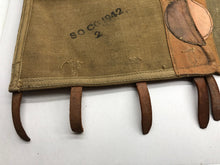 Charger l'image dans la galerie, Original WW2 British Army 37 Pattern Despatch Riders High Sided Spats 1942 Dated - The Militaria Shop