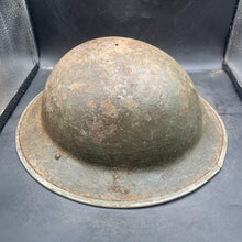Load image into Gallery viewer, Original WW2 British Army Mk2 "Brodie" Combat Helmet - The Militaria Shop