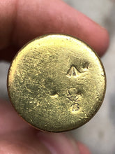 Charger l'image dans la galerie, Original WW2 British Army SMLE Lee Enfield Brass Oil Bottle Well Cleaned - The Militaria Shop