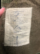 Load image into Gallery viewer, Original British Army OD Green Middle Parka - Size 5 - 44" Chest - The Militaria Shop