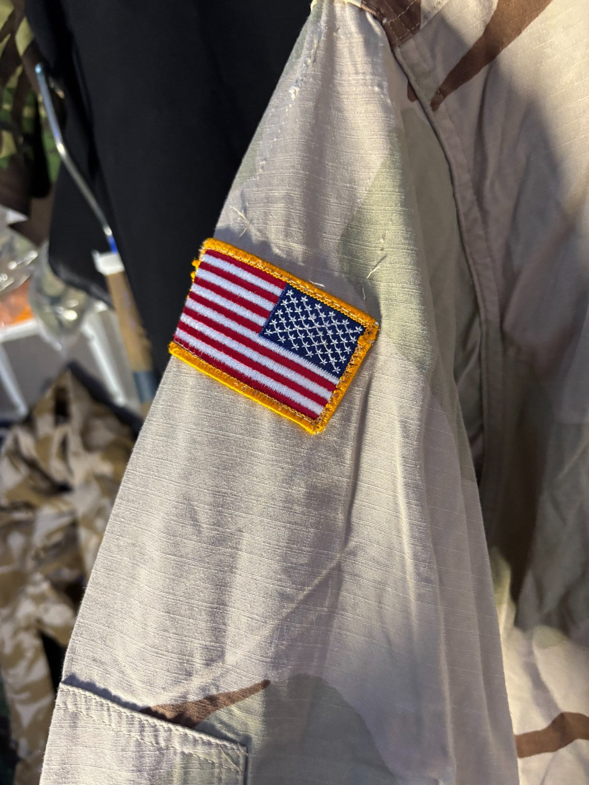 Gulf War US Army DCU Camouflaged Combat Field Coat/Jacket - Medium/Short - The Militaria Shop