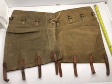 Charger l'image dans la galerie, Original WW2 British Army 37 Pattern Despatch Riders High Sided Spats 1942 Dated - The Militaria Shop