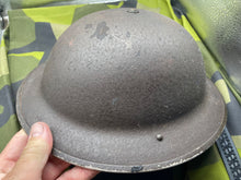 Load image into Gallery viewer, Original WW2 British Army Combat Helmet - Size Marked 6 1/2 - The Militaria Shop