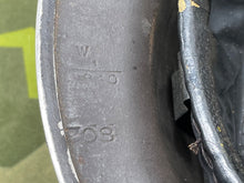 Load image into Gallery viewer, Original WW2 British Home Front Rescue Helmet with Liner & Chinstrap - The Militaria Shop