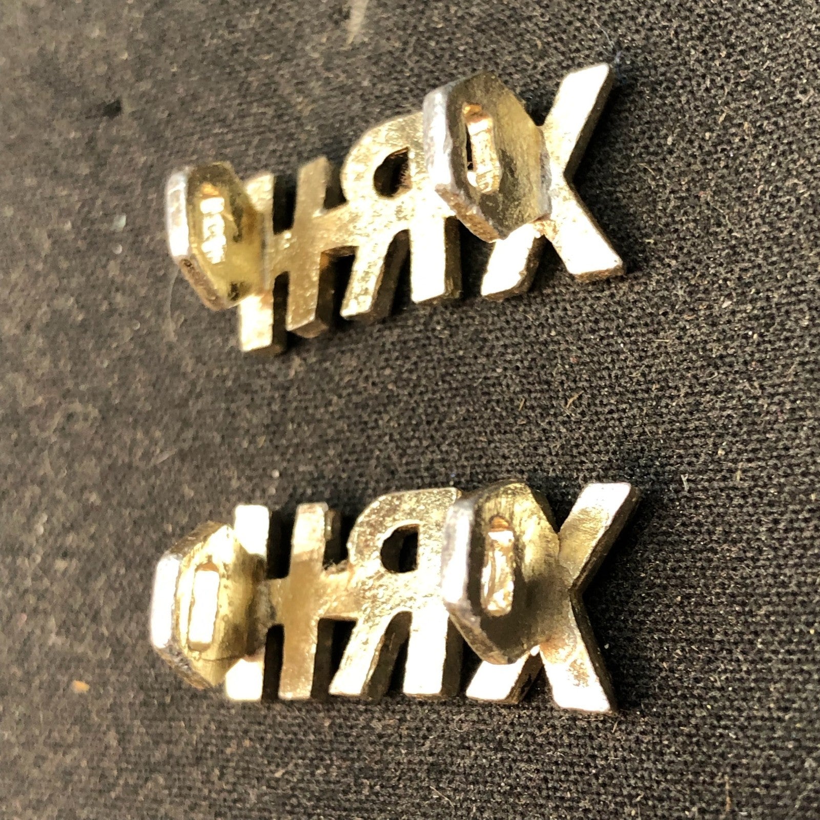 Original British Collar Badge Pair - 10th Royal Hussars - The Militaria Shop