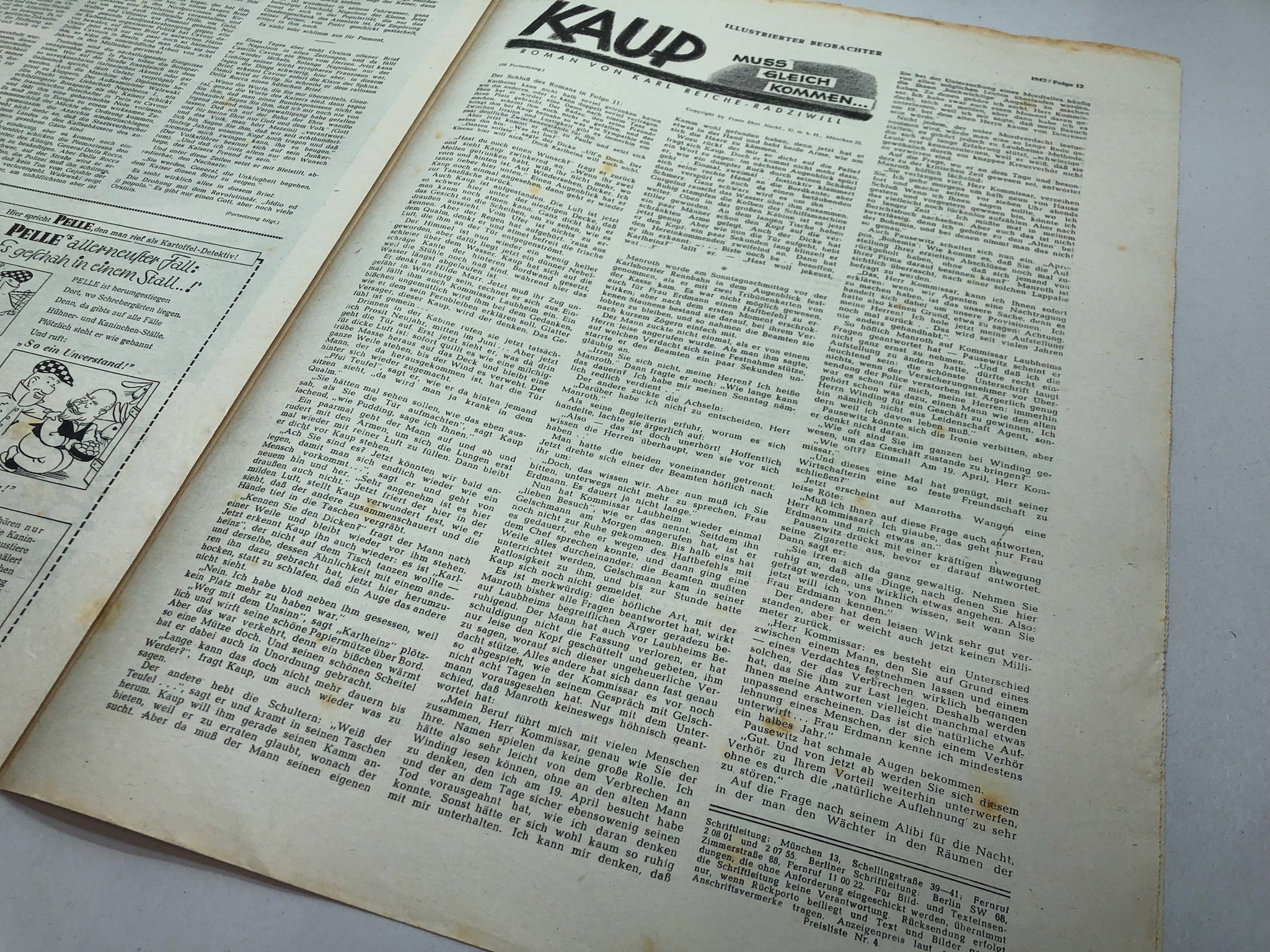 JB Juustrierter Beobachter NSDAP Magazine Original WW2 German - 19th March 1942 - The Militaria Shop