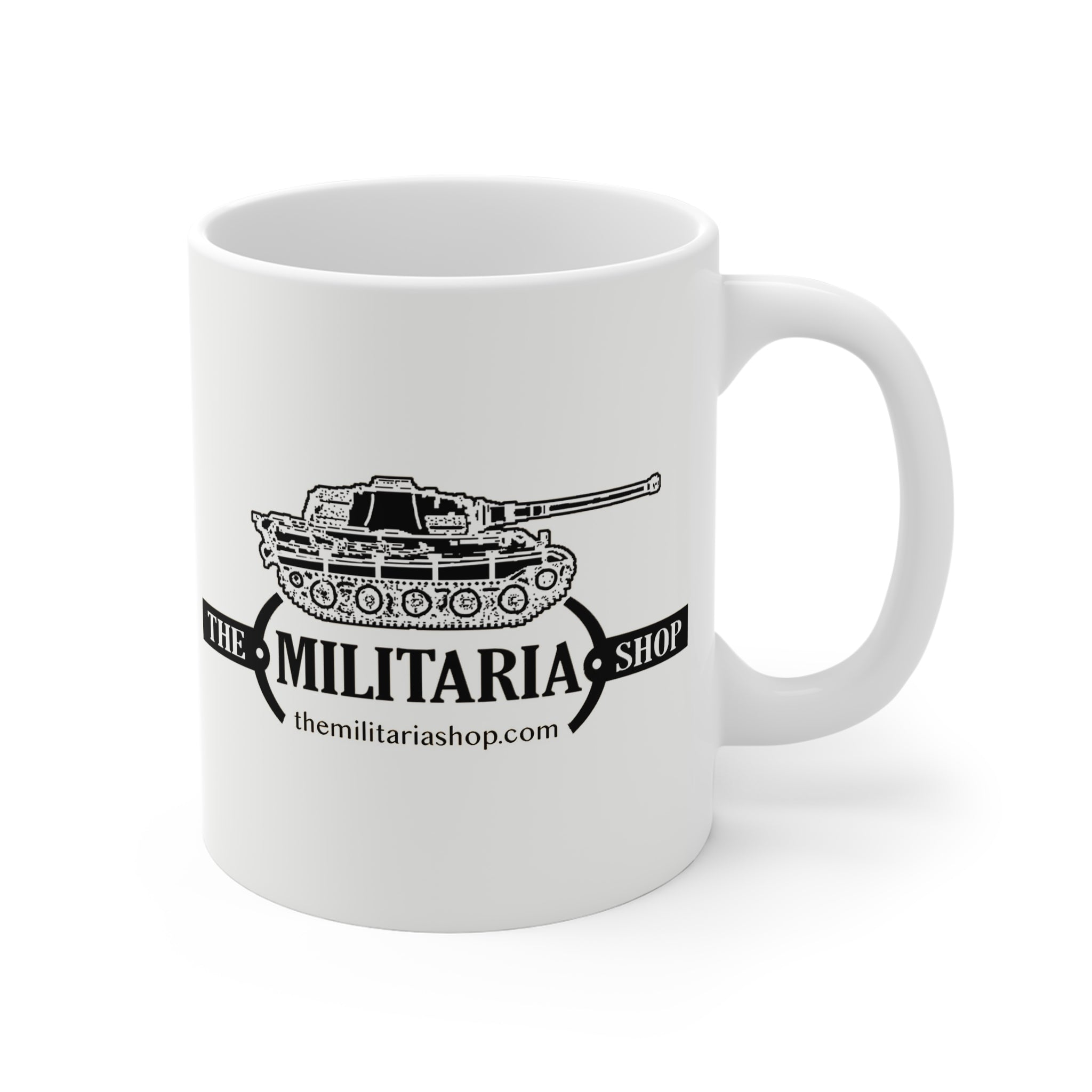 The Militaria Shop Branded White 11oz Mug - The Militaria Shop