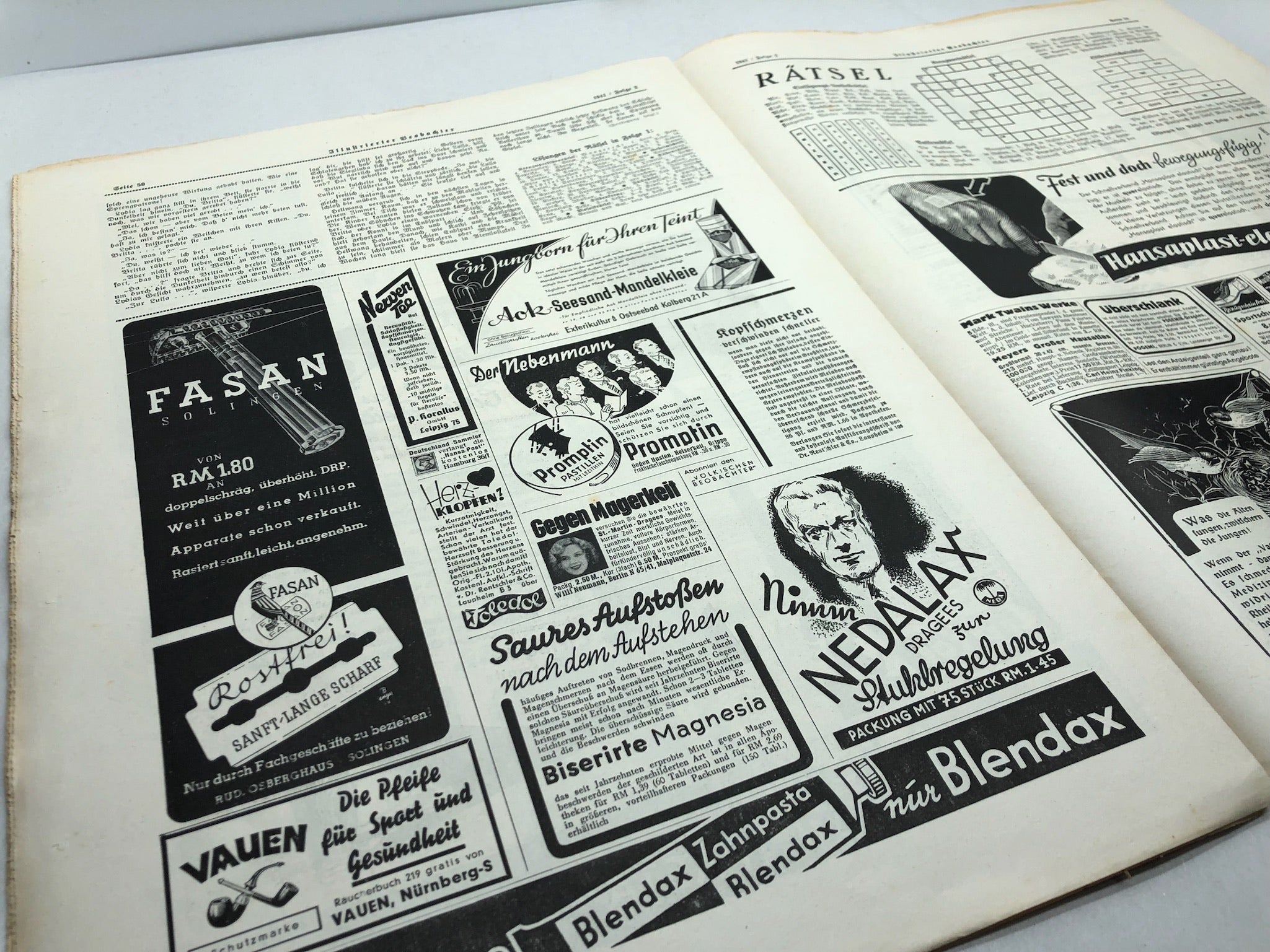 JB Juustrierter Beobachter NSDAP Magazine Original WW2 German - 9 January 1941 - The Militaria Shop