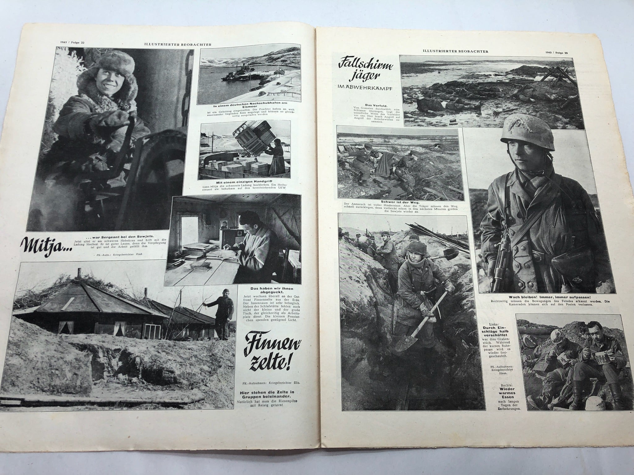 JB Juustrierter Beobachter NSDAP Magazine Original WW2 German - 3rd June 1943 - The Militaria Shop