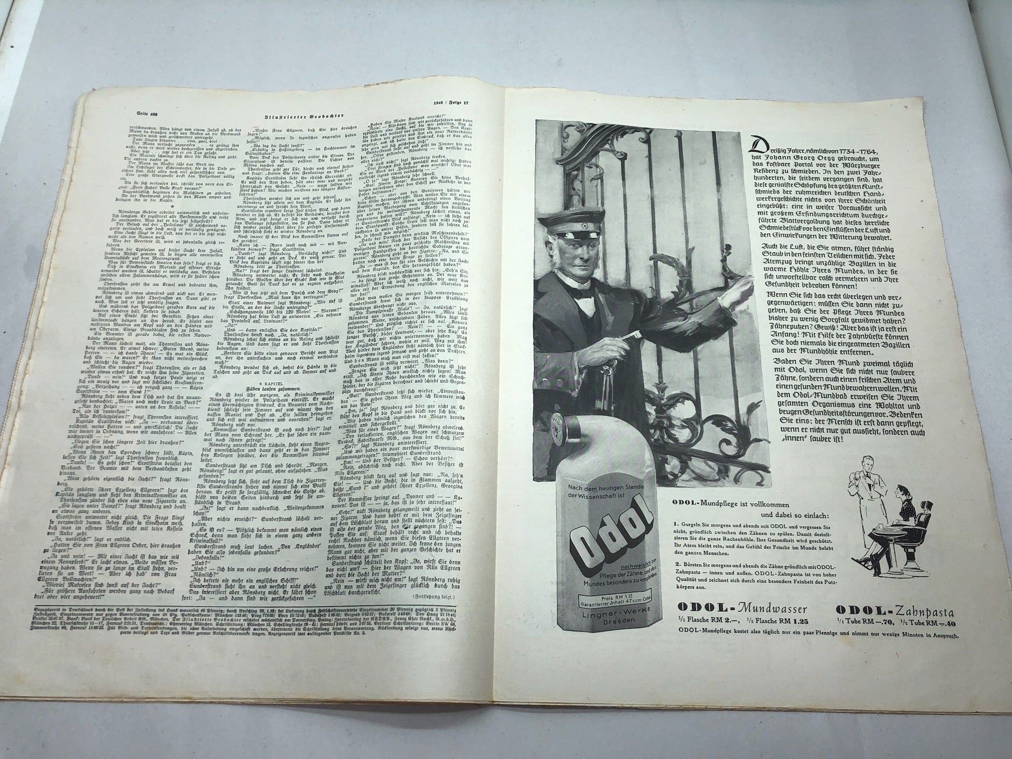 JB Juustrierter Beobachter NSDAP Magazine Original WW2 German - 25 April 1940 - The Militaria Shop