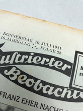 Lade das Bild in den Galerie-Viewer, JB Juustrierter Beobachter NSDAP Magazine Original WW2 German - 10 July 1941 - The Militaria Shop
