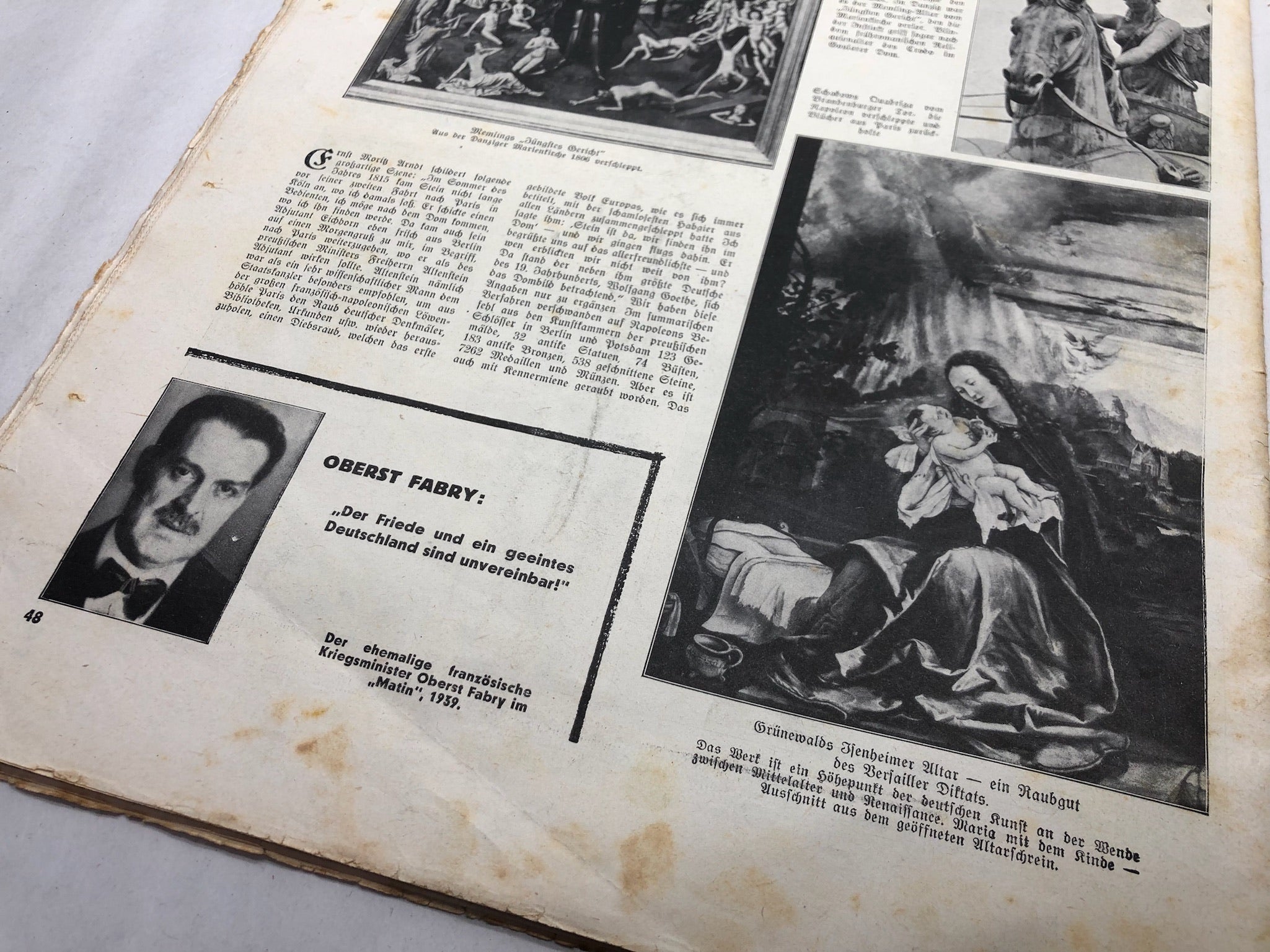Illustrierter Beobachter L'illustration Magazine Original WW2 German - 16th March 1940 - The Militaria Shop