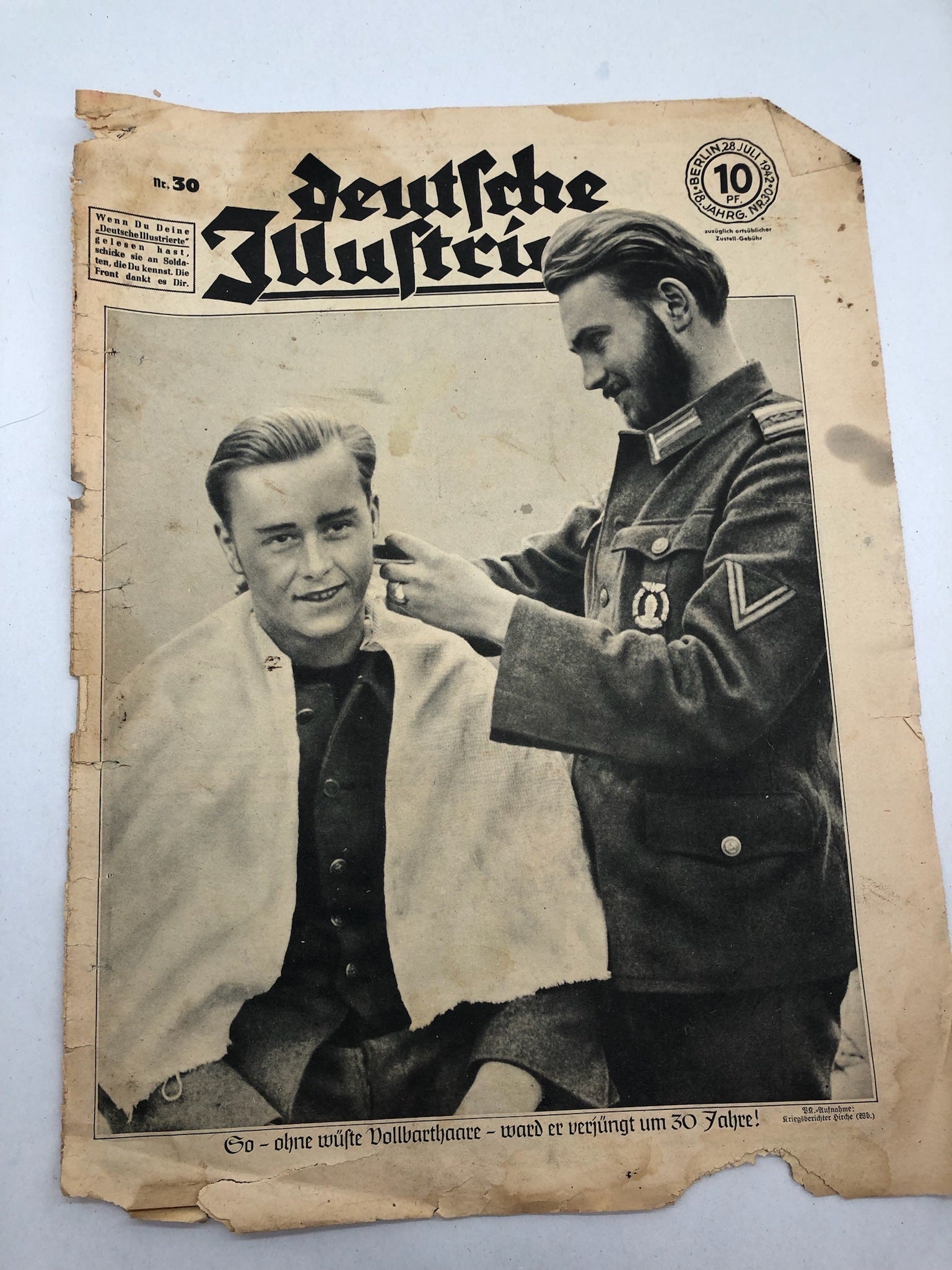 Original WW2 German Political Newspaper - 28th July 1942 - The Militaria Shop