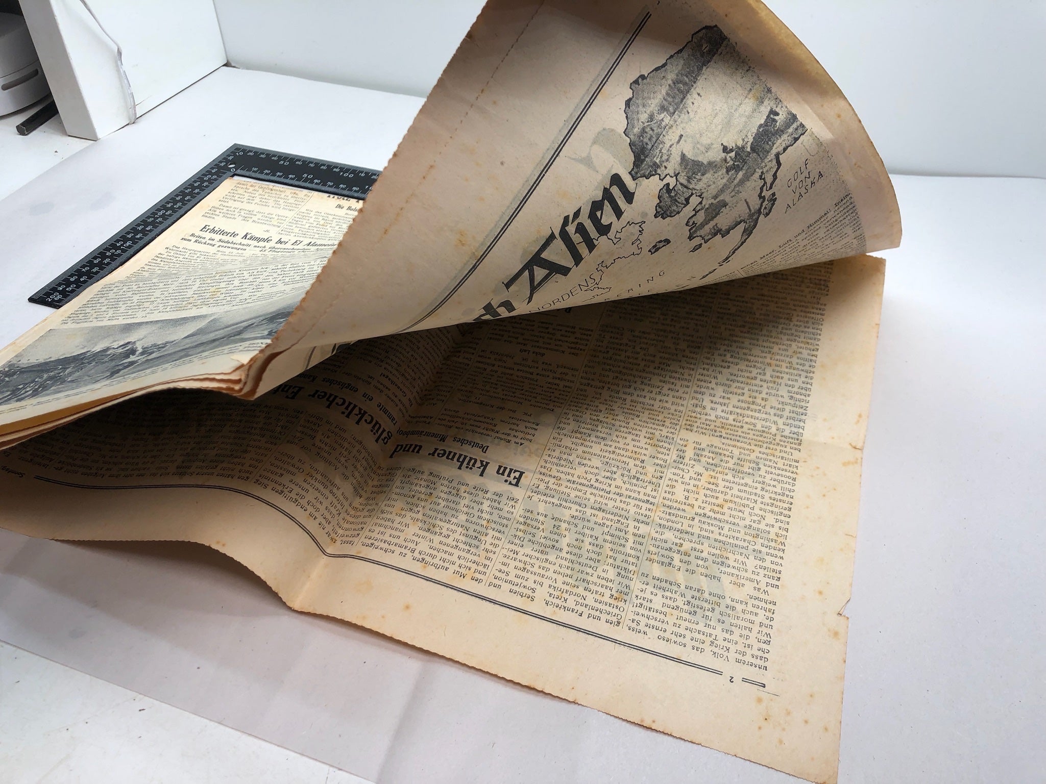 Original WW2 German Political Newspaper - 12th July 1942 - The Militaria Shop