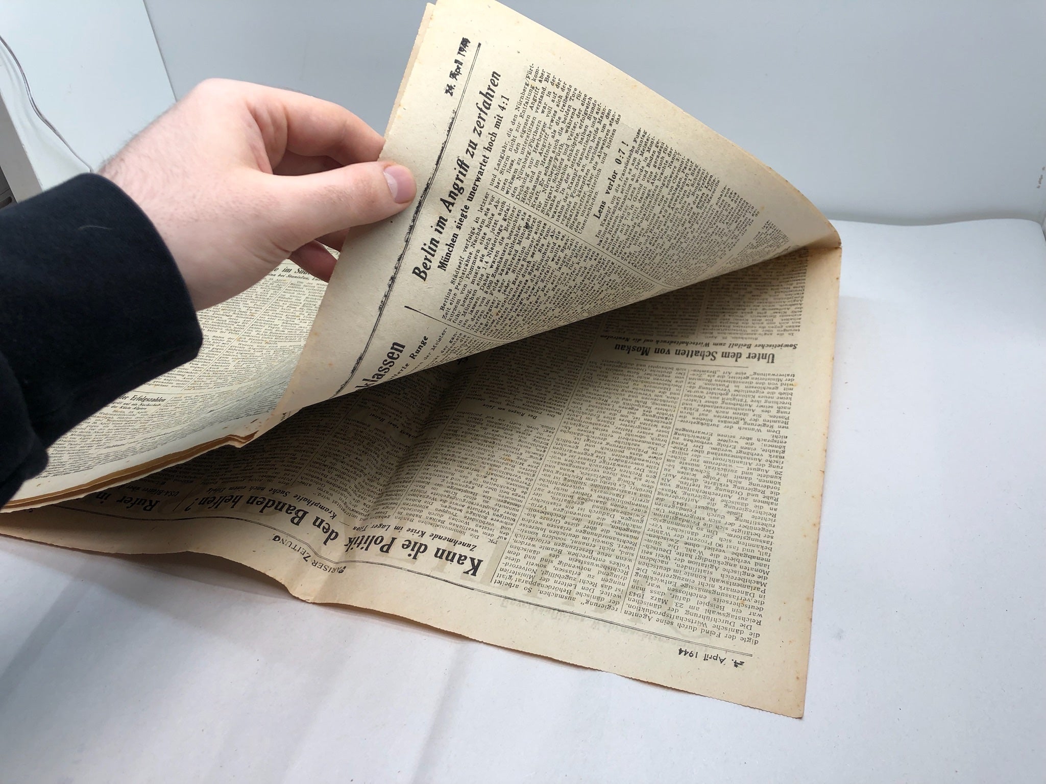 Original WW2 German Political Newspaper - 24th April 1944 - The Militaria Shop
