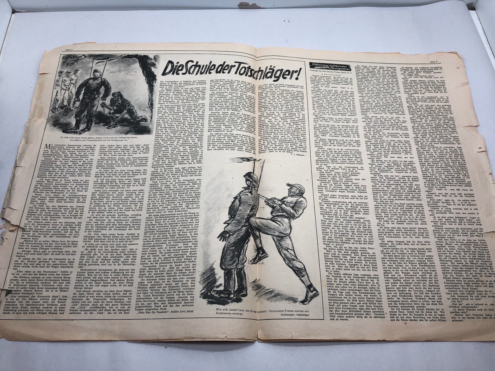 Original WW2 German Political Newspaper - 19th October 1943 - The Militaria Shop
