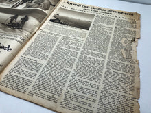 Load image into Gallery viewer, Original WW2 German Political Newspaper Missing Cover - 1943