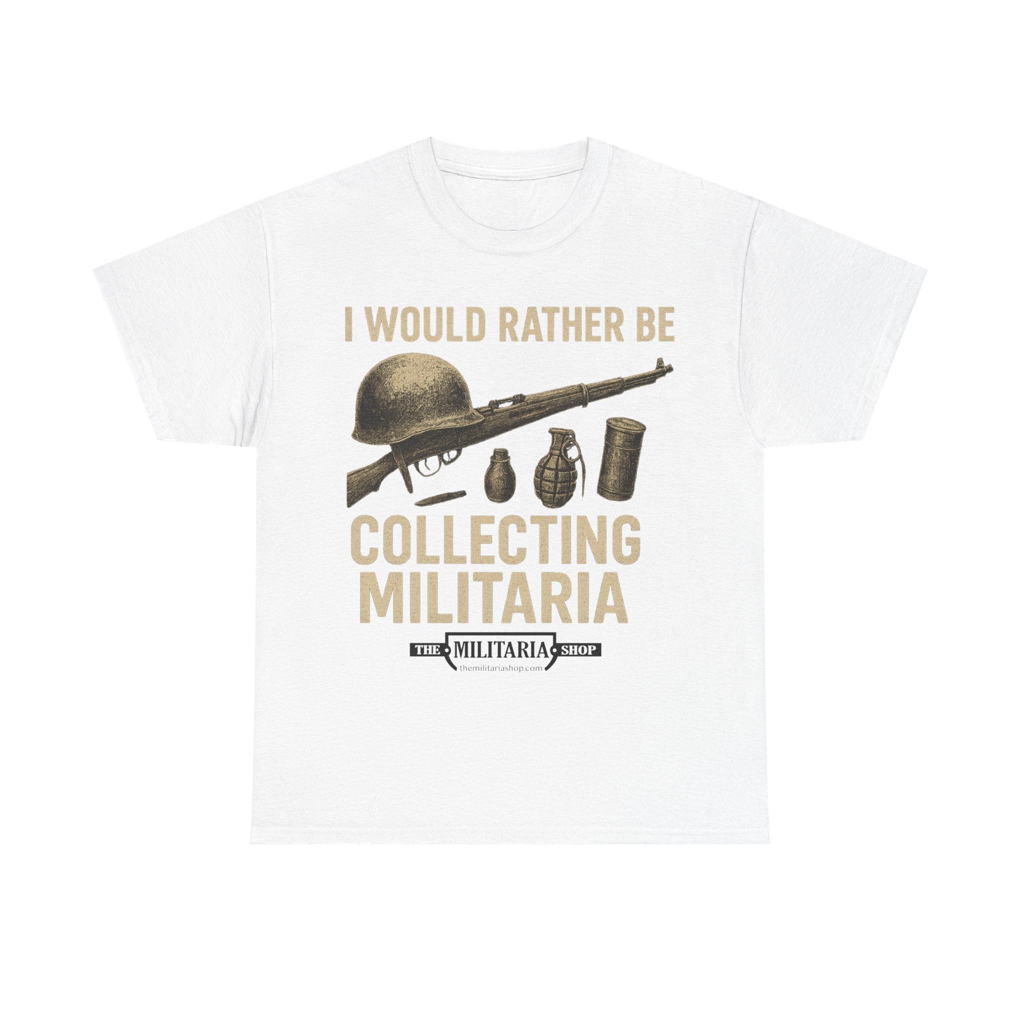 Military Collector's Tee, Vintage Style Shirt, Gift for Veterans, Unisex Heavy Cotton Tee, Collectibles Enthusiast Apparel - The Militaria Shop