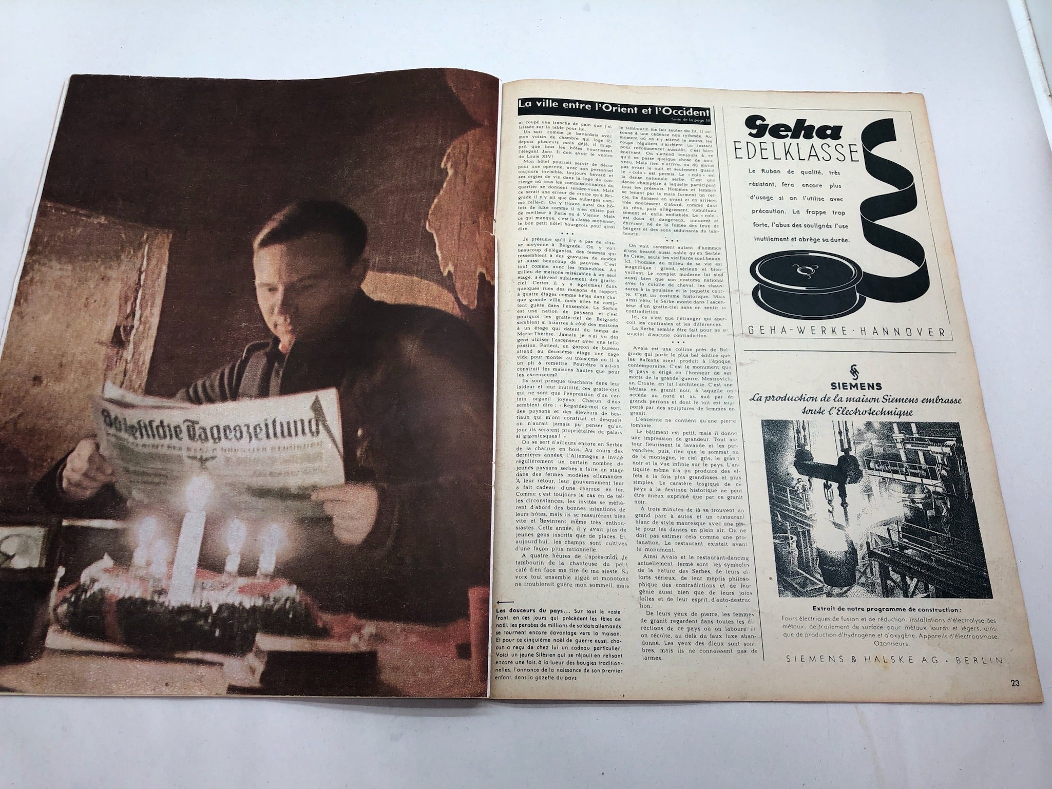 Original French Language WW2 Propaganda Signal Magazine - No.23 1943 - The Militaria Shop