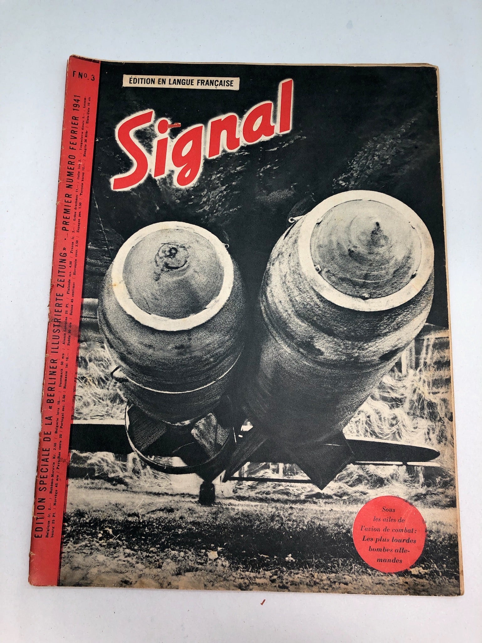 Original French Language WW2 Propaganda Signal Magazine - No.3 1941 - The Militaria Shop