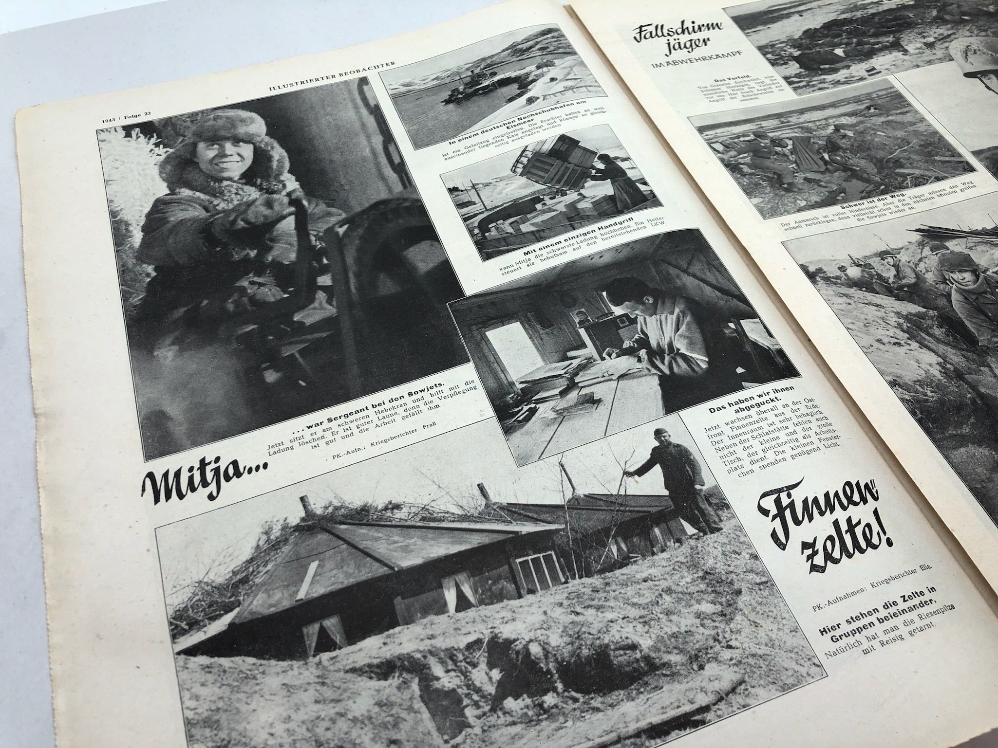 JB Juustrierter Beobachter NSDAP Magazine Original WW2 German - 3rd June 1943 - The Militaria Shop