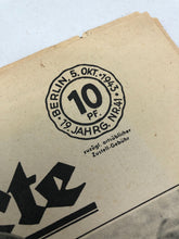 Charger l'image dans la galerie, Original WW2 German Political Newspaper - 5th October 1943