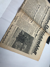 Load image into Gallery viewer, Original WW2 German Political Newspaper - 24th October 1943