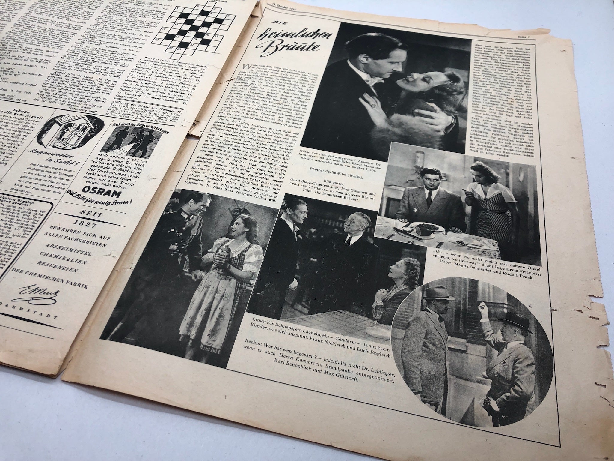 Original WW2 German Political Newspaper - 19th October 1943 - The Militaria Shop