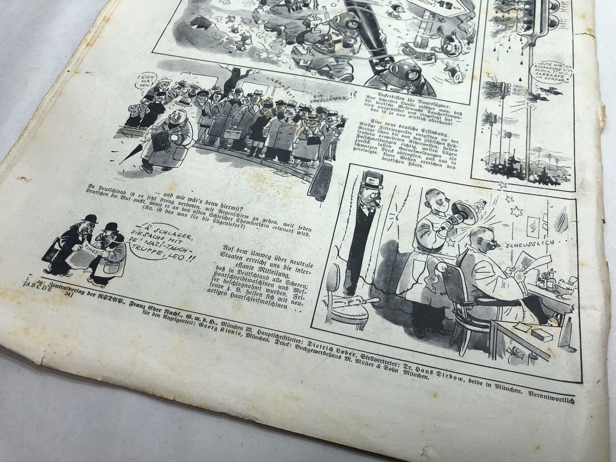 JB Juustrierter Beobachter NSDAP Magazine Original WW2 German - 4th January 1940 - The Militaria Shop