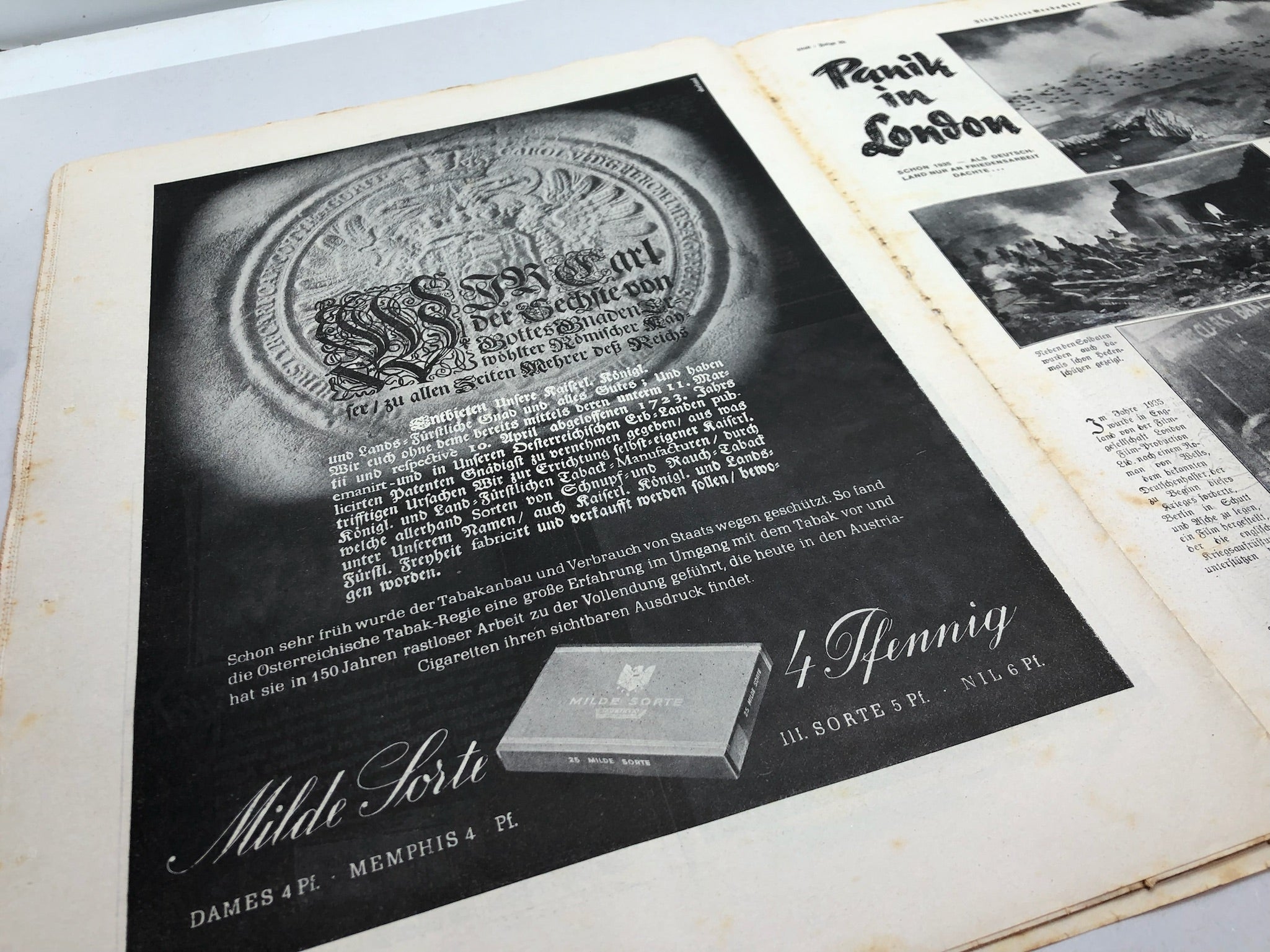 JB Juustrierter Beobachter NSDAP Magazine Original WW2 German - 29th August 1940 - The Militaria Shop