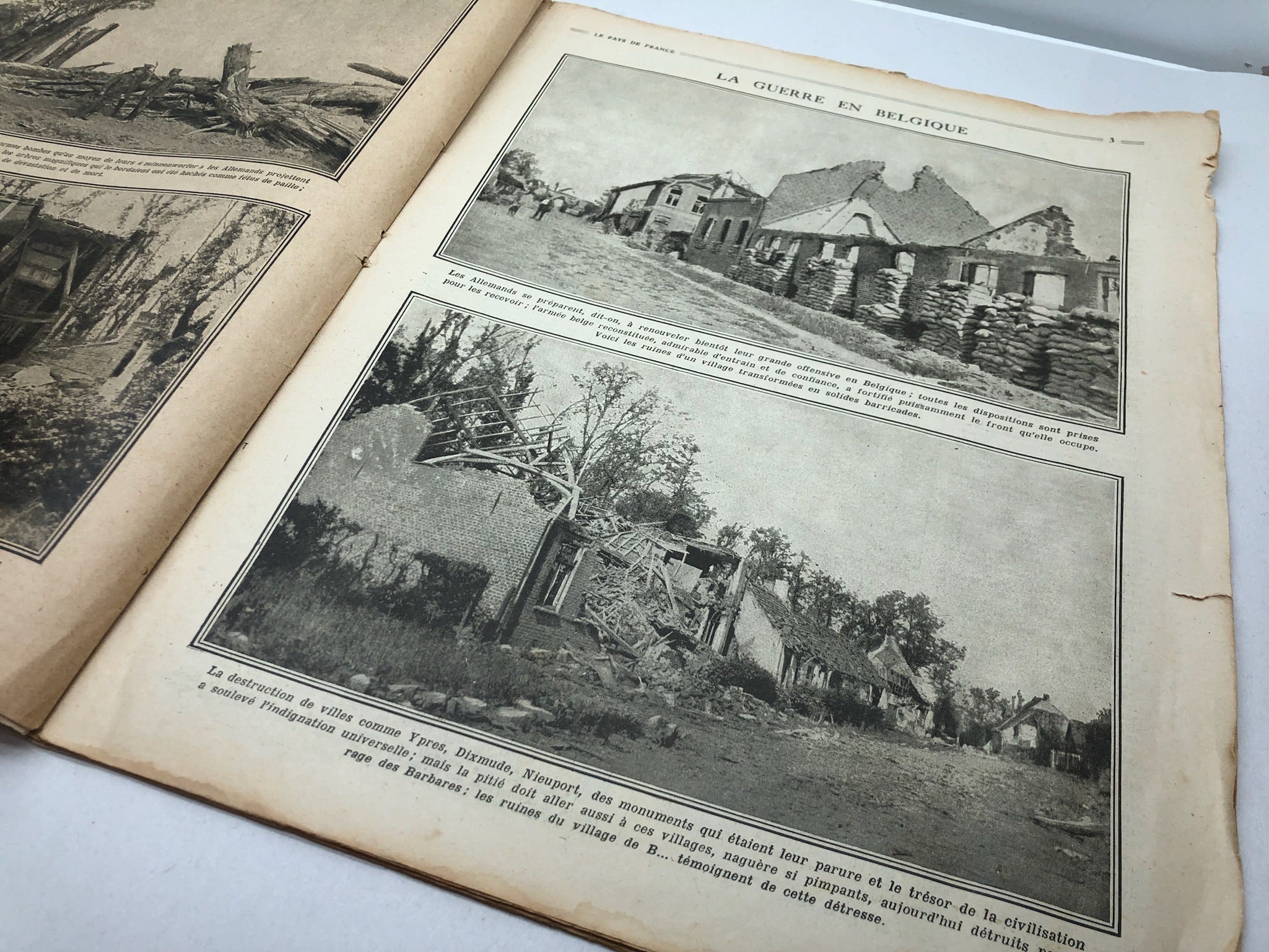 Original WW1 French Magazine Le Pays de France - 30th December 1915 - The Militaria Shop
