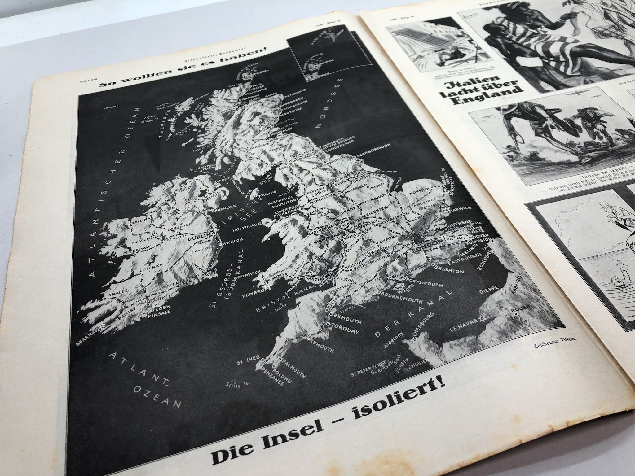 JB Juustrierter Beobachter NSDAP Magazine Original WW2 German - 29th August 1940 - The Militaria Shop