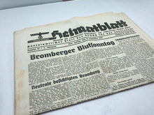 Lade das Bild in den Galerie-Viewer, Original WW2 German Heimatblatt Political Newspaper - 15th September 1939 - The Militaria Shop