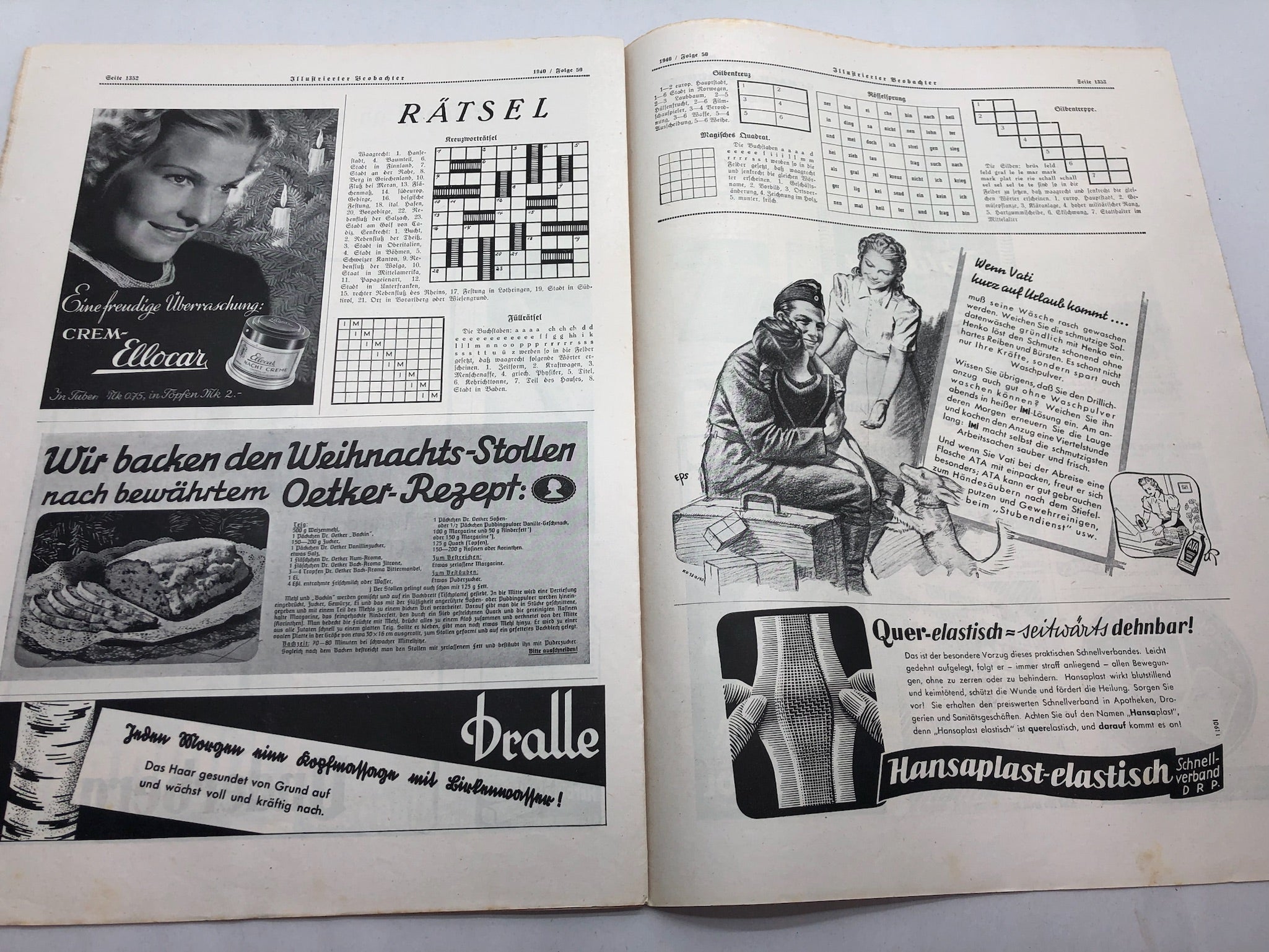 JB Juustrierter Beobachter NSDAP Magazine Original WW2 German - 12th December 1940 - The Militaria Shop