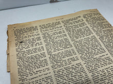 Load image into Gallery viewer, Original WW2 German Political Newspaper Missing Cover - 1943