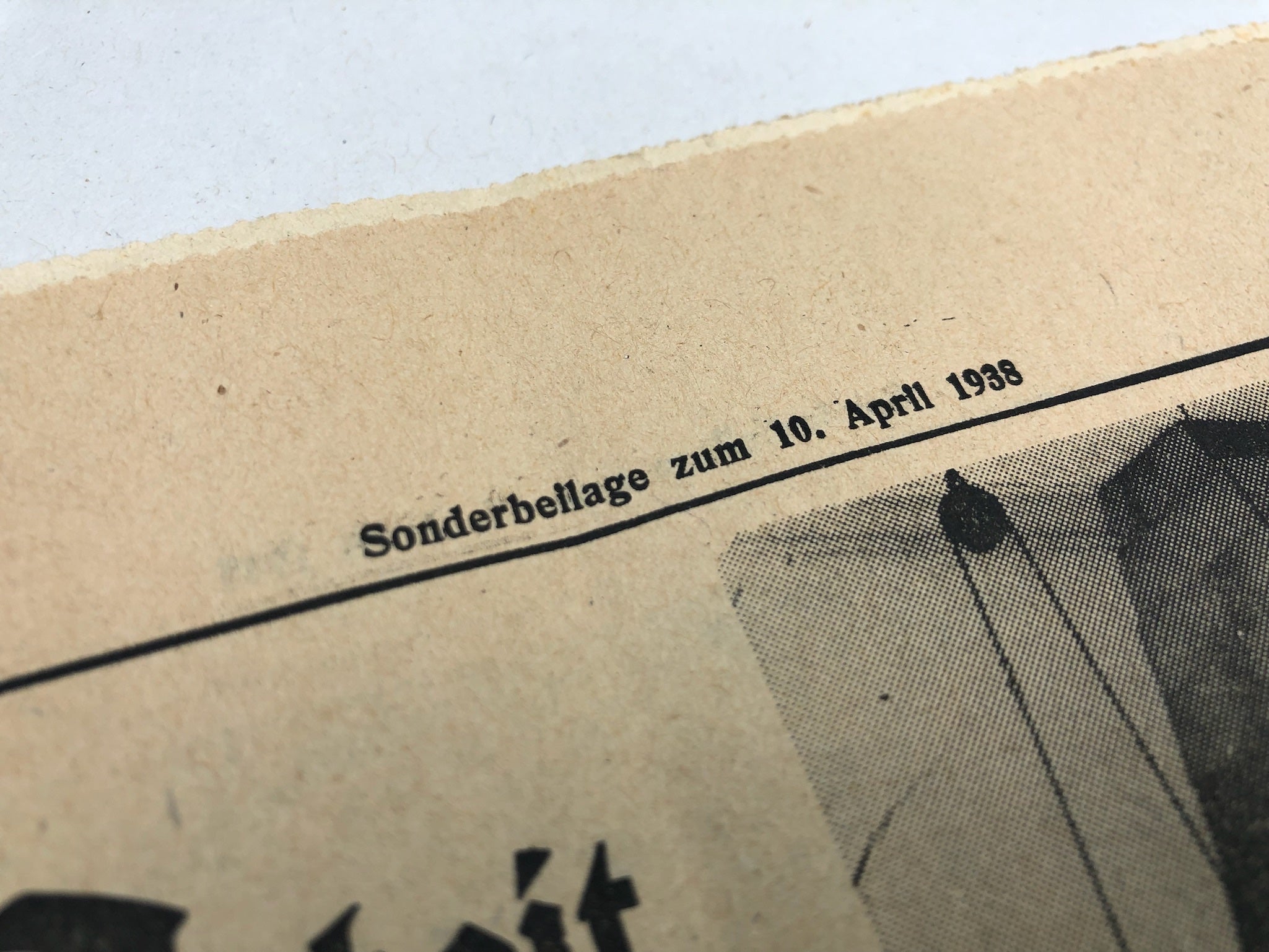 Original WW2 German Political Newspaper Das Reich - 10th April 1938 - The Militaria Shop