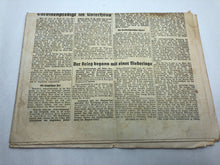 Lade das Bild in den Galerie-Viewer, Original WW2 German Heimatblatt Political Newspaper - January 19th 1940 - The Militaria Shop