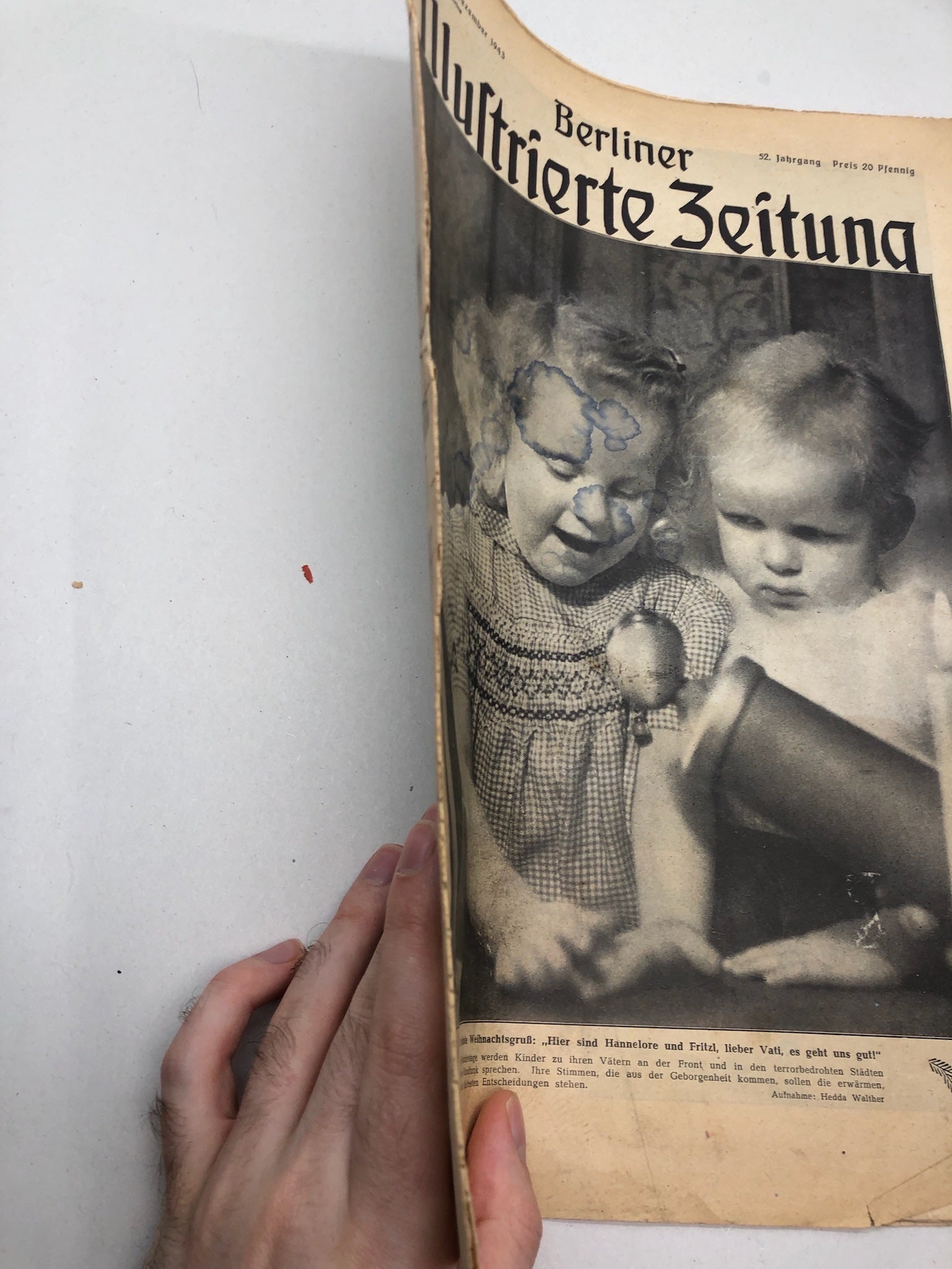 Original WW2 German Political Newspaper - 23th December 1943 - The Militaria Shop