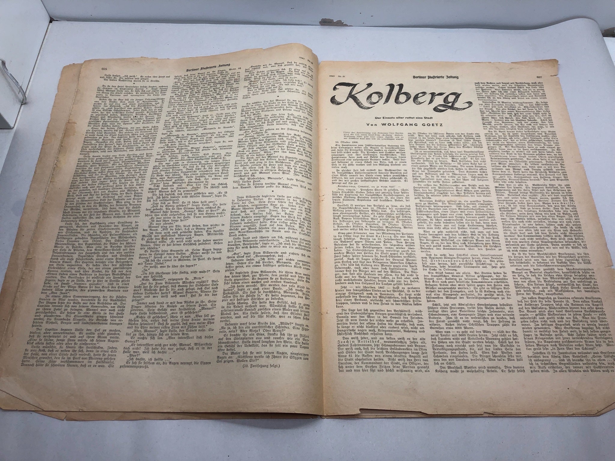 Original WW2 German Political Newspaper - 23th December 1943 - The Militaria Shop