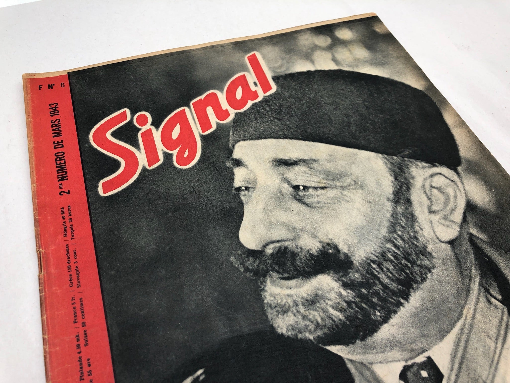 Original French Language WW2 Propaganda Signal Magazine - No.6 1943 - The Militaria Shop