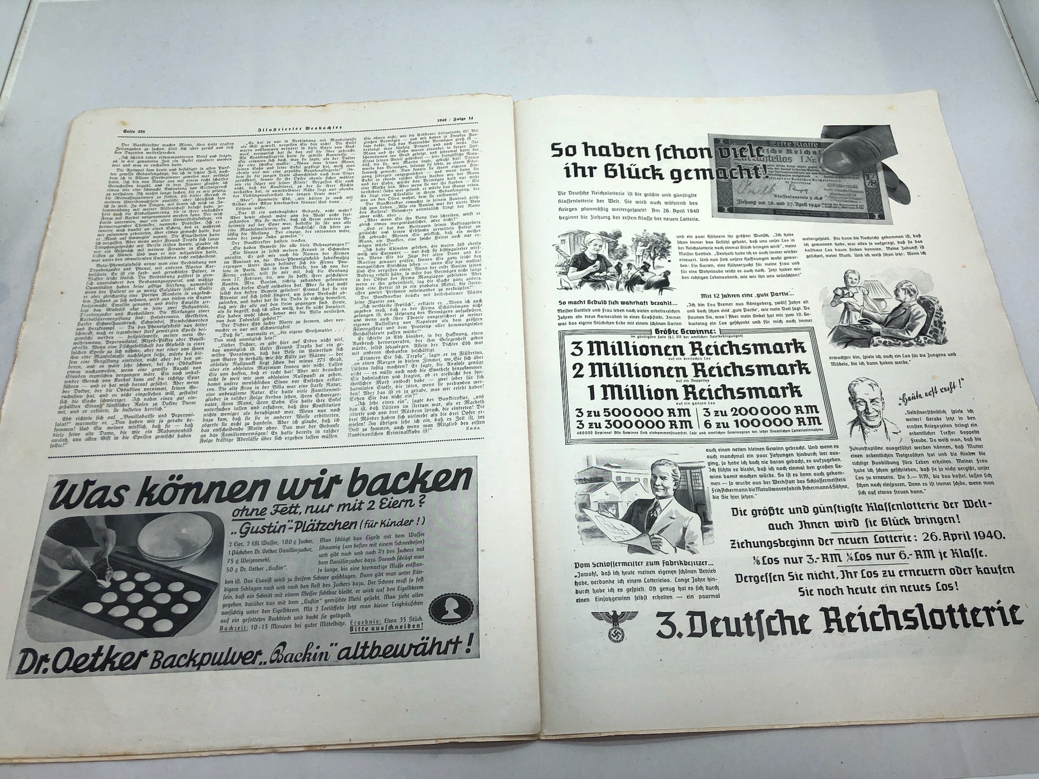 JB Juustrierter Beobachter NSDAP Magazine Original WW2 German - 4 April 1940 - The Militaria Shop